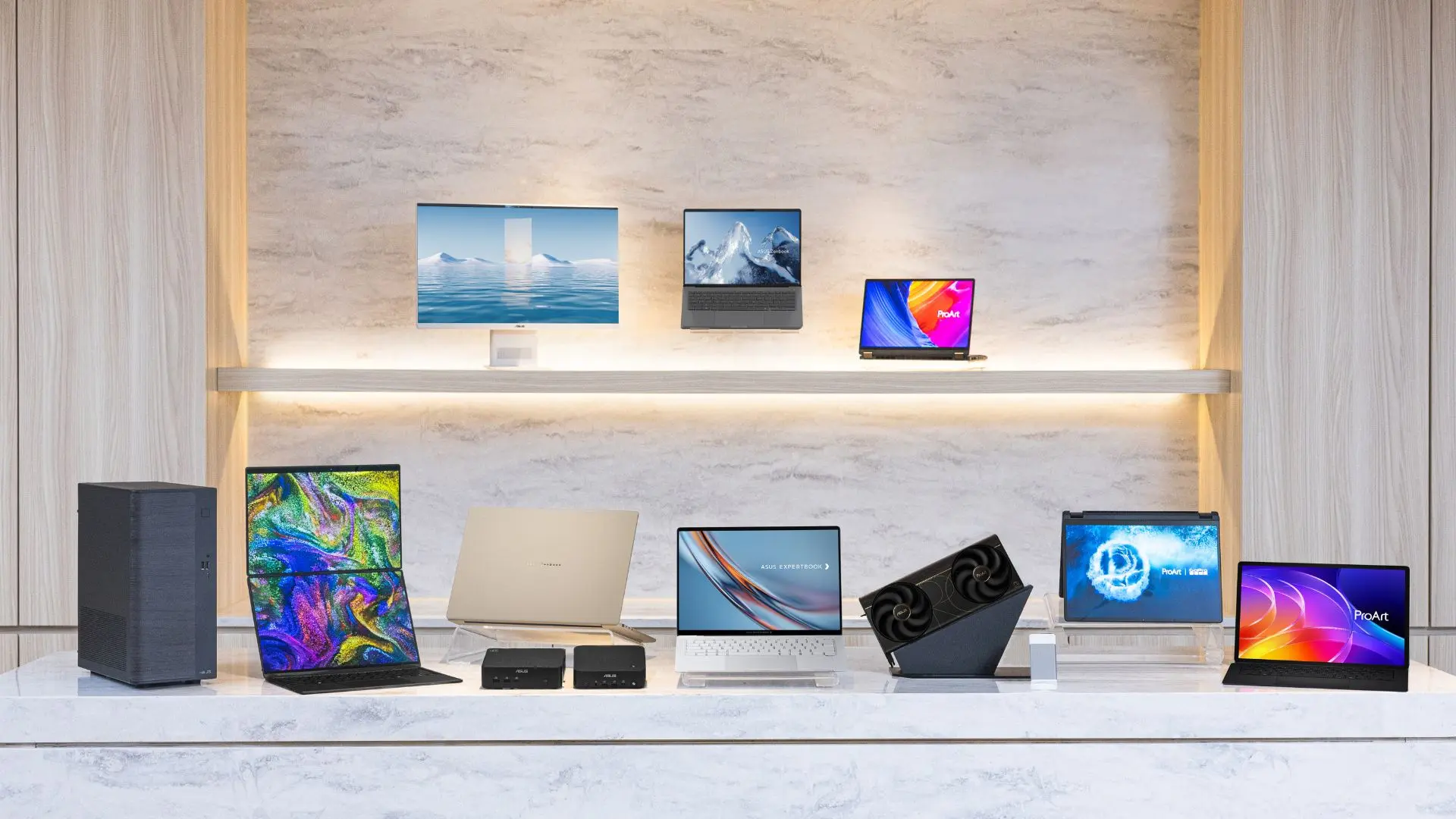 ASUS presenta su nueva generación de ordenadores: más ligeros y preparados para la IA