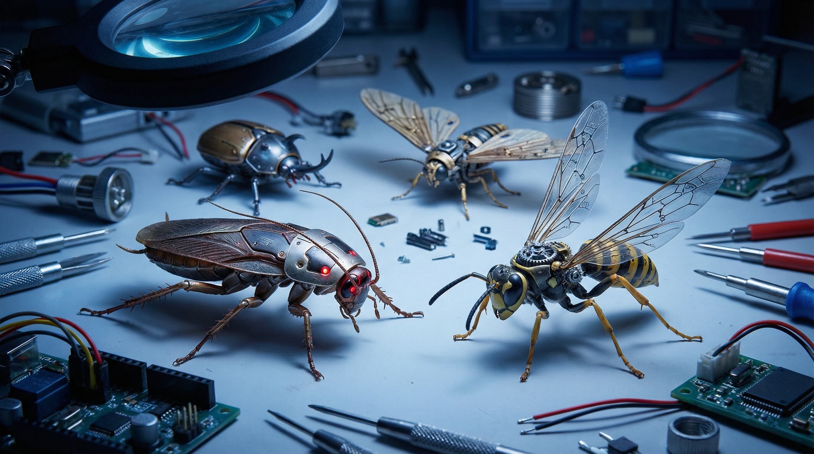Insectos cyborg, desde cucarachas a avispas: para qué se utilizan estos pequeños robots
